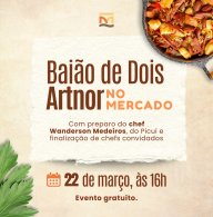 Mercado das Artes 31 recebe o Baião de Dois Artnor neste domingo